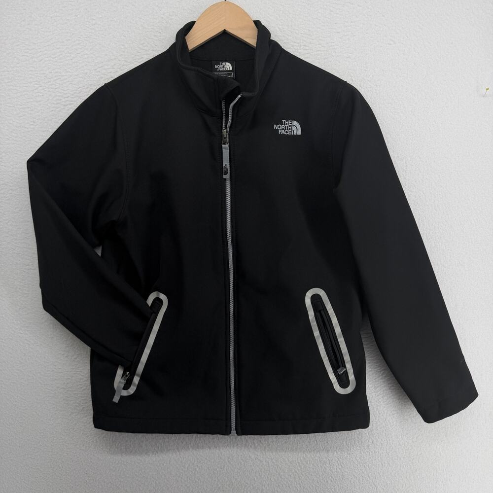 THE NORTH FACE Jacket Youth L 14-16 Apex Bionic Softshell Fleece Lined Black
